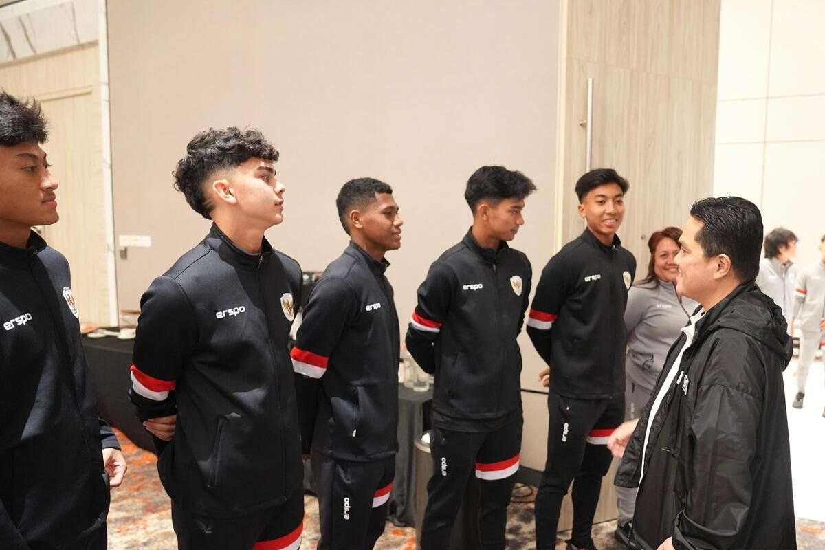 Tinggalkan Timnas U-17, Erick Thohir: Berikan Performamu untuk Piala Dunia!